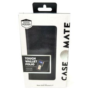 Case-Mate Folding Leather Wallet Case for iPhone 12 Pro Max - Black